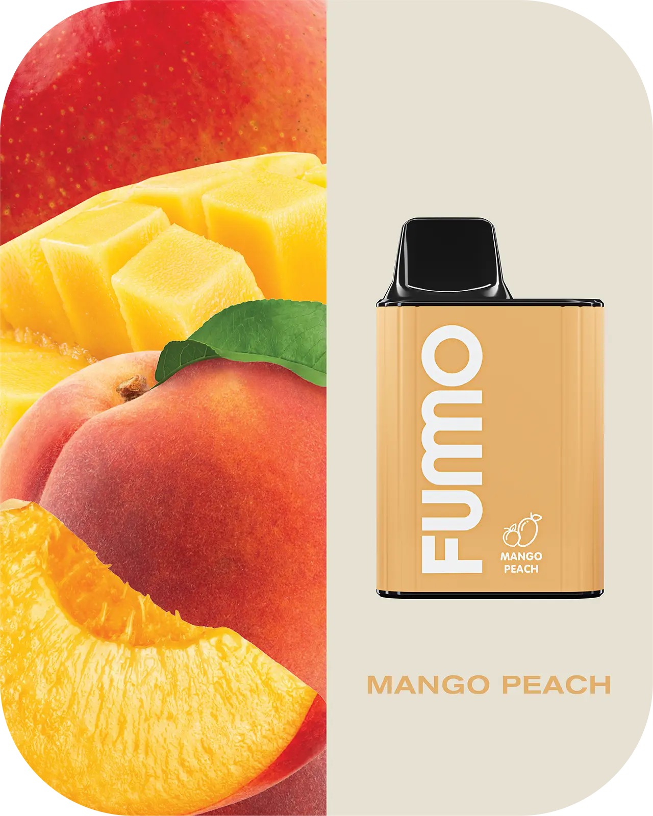 FUMO King 6000 Disposable E-cigarette - Mango Peach Flavor