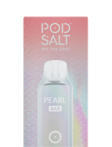 POD SALT Pearl Bar 6000 Disposable E-cigarette, Refreshing Raspberry Flavor.