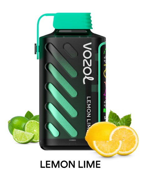 VOZOL SHISHA 20000 disposable vape in Lemon Lime flavor.
