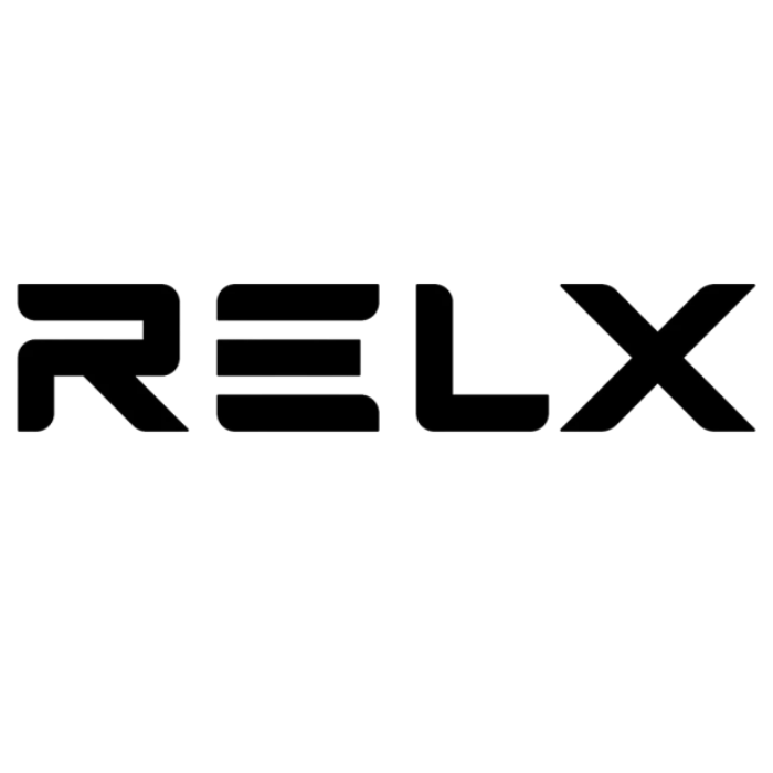 RELX company wordmark logo.